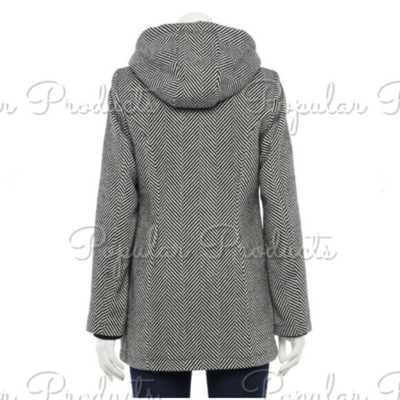d.e.t.a.i.l.s | Zip Front Hooded Coat - Picture 3 of 6
